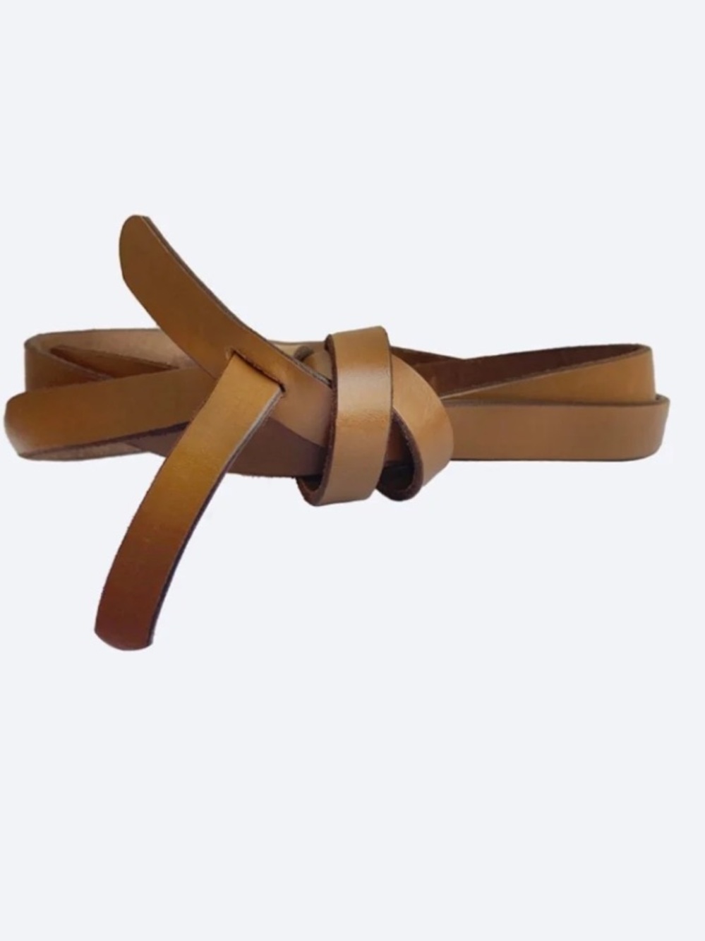 Brochu Walker Knot Wrap Belt - Tan Brown